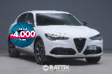 Miniatura Alfa Romeo Stelvio 2.2 t 210CV Veloce Q4 auto Bianco  Aziendale foto 1