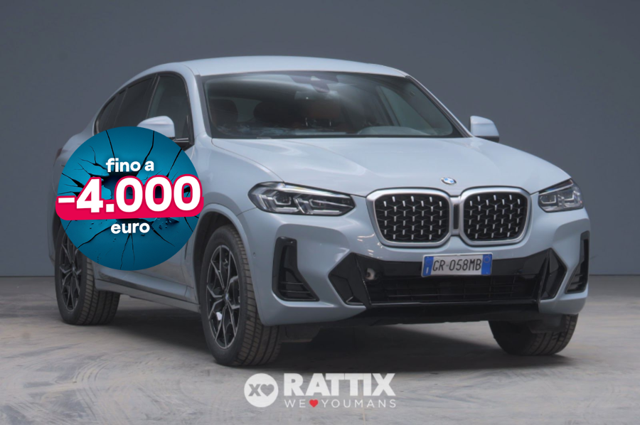 BMW X4 20d 2.0 Mhev 48V 190CV Msport xDrive Auto Bianco  Aziendale foto 1