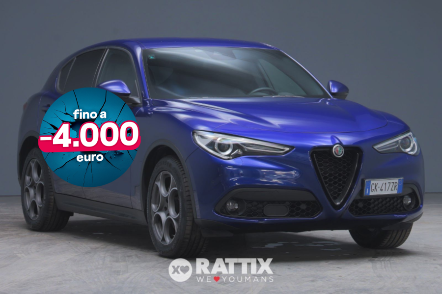 Alfa Romeo Stelvio 2.2 t 190CV Sprint Q4 Auto Blu  Aziendale foto 1