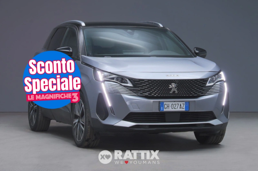 Peugeot 3008 1.6 Hybrid4 300CV GT Pack e-EAT8 Grigio Artense  Aziendale