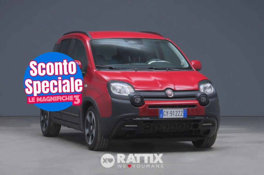 Fiat Panda Pandina 1.0 Firefly Hybrid 70CV Cross Rosso Passione Pastello  Aziendale