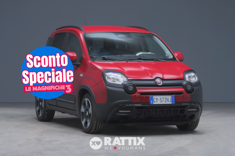 Fiat Panda Pandina 1.0 Firefly Hybrid 70CV Cross Rosso Passione Pastello  Aziendale foto 1
