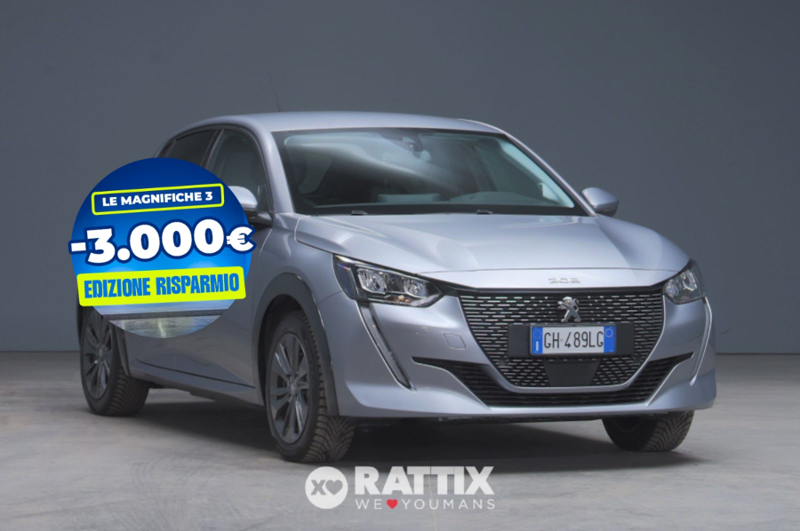 Peugeot e-208 motore elettrico 100kW Allure Pack Grigio Artense  Aziendale foto 1