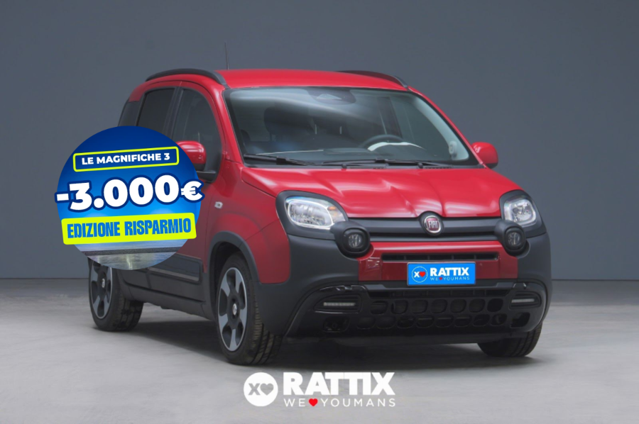Fiat Panda Pandina 1.0 Firefly Hybrid 70CV Cross Rosso Passione Pastello  Aziendale foto 1