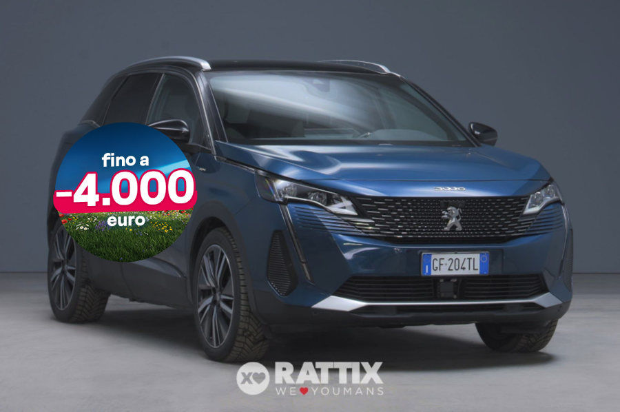 Peugeot 3008 1.6 Hybrid4 PHEV 300CV GT Pack e-EAT8 Blu Celebes  Aziendale foto 1