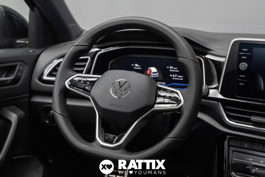 Volkswagen T-Roc 1.0 TSI 110CV R-Line Deep Black Perlato  Nuovo foto 12